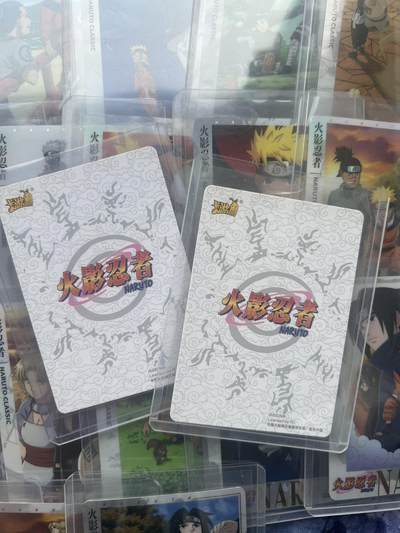 【随心含颖卡拍58期】卡游/集卡社/卡卡沃 抽卡机专场拍卖【无佣金】 卡游 火影忍者20张 1-20号全 卡容易弯 送卡夹