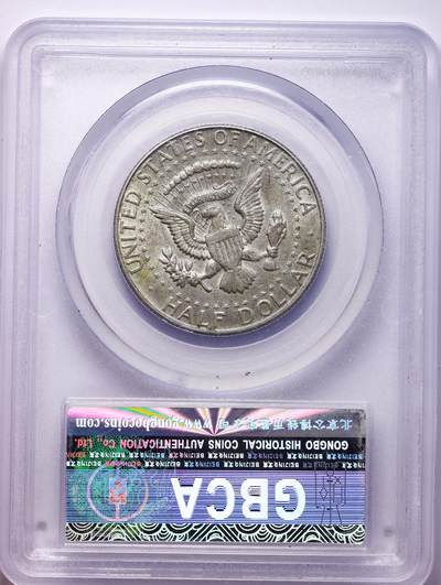 观钱 近现代机制币拍卖No.010（全场顺丰包邮，不区分偏远地区，本场5月5日开始发货）  1968 年美国肯尼迪半美元银币 公博（北京） MS62-63，一组四枚