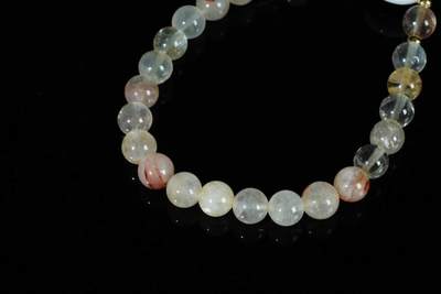 上海都达杂项专场103【全场包邮】  彩兔毛水晶手串73-197