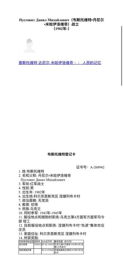 戎马世界章牌大赏第115期 苏联战功奖章，号段2540431，有档案