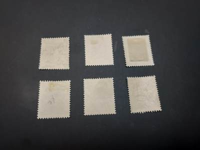 博彦收藏 5月6日 8点 邮票专场 香港女皇普票6枚 背贴 上品