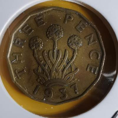 沼泽如烟--第1068场 英国1937年3便士