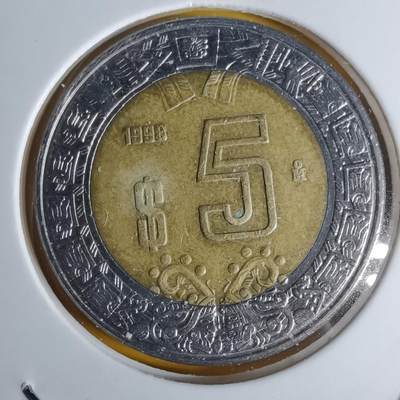 沼泽如烟--第1068场 墨西哥1998年5比索