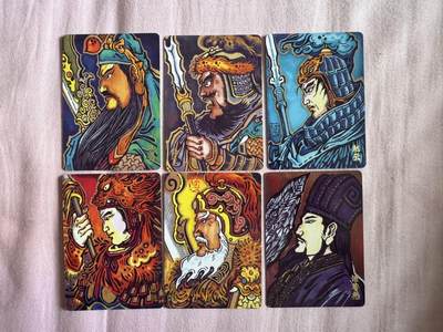 月落卡牌大清仓第10期 超吉梦   大真    蜀汉五虎将    限定特卡普卡一套