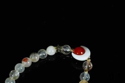 上海都达杂项专场103【全场包邮】  彩兔毛水晶手串73-197