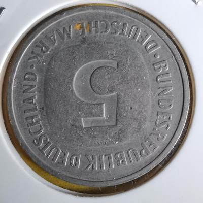 沼泽如烟--第1068场 德国1975年5马克