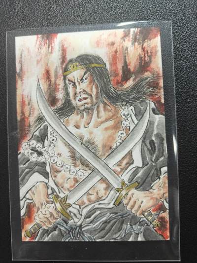 天玑星卡拍第191期《4.27周四截拍》持续收拍收评中 满赠卡需备注 - 【手绘卡】张先军 行者武松 手绘卡