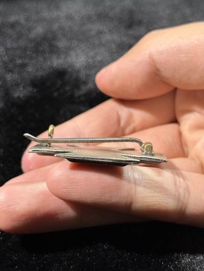 戎马世界章牌大赏第115期 德国二战一级铁十字勋章，漆面后补，别针后焊，外框开裂后粘