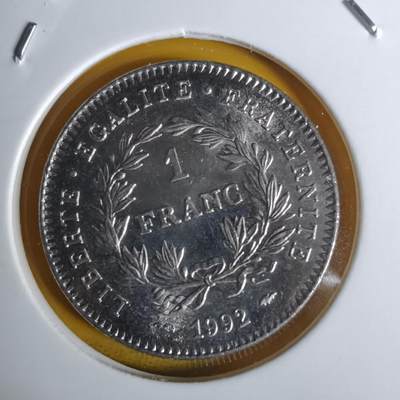 沼泽如烟--第1068场 法国1992年1法郎