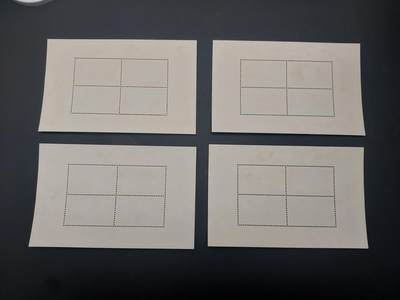 博彦收藏 5月6日 8点 邮票专场 香港 马年型张 4枚 有黄 上品