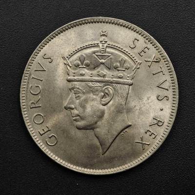 【淘币小摊】实时拍第八百九十八拍   小银币场    每周一统一发货 英属东非1950年乔治六世一先令镍币原光品