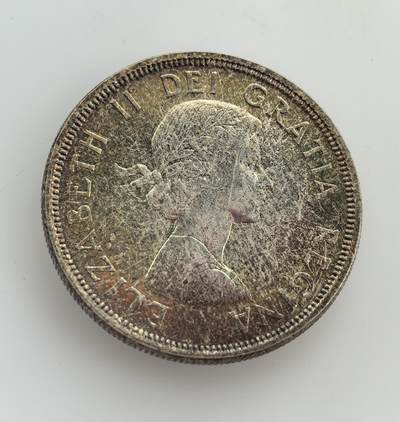 外国优质老铜币纪念币银币专场，周六晚上九点倒数截拍，满百包邮，节前出差在外，5月3日统一发货,可寄存半年，喜欢朋友微信扫描二维码可直接参拍 加拿大1964年联邦百年纪念银元，纪念 1864 年夏洛特敦与魁北克会议，见证了加拿大走向联邦建国的关键历程。