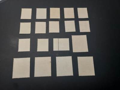 博彦收藏 5月6日 8点 邮票专场 香港 石膏普票旧票一组 个别瑕疵，其他上品