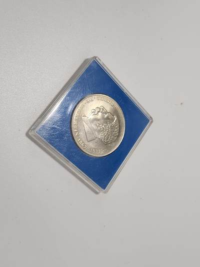 南水社第5次拍卖  东德（DDR）1974年顾拜旦奥林匹克纪念章 原盒原品 章体完好 实拍如图