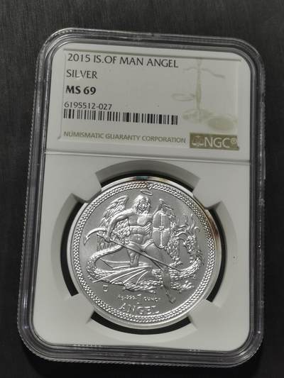 天下钱庄专场欢迎参拍 - NGC MS69幸运天使1盎司银币