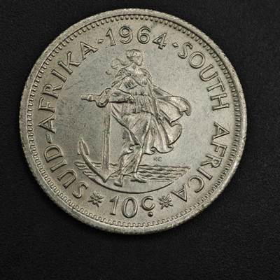 【淘币小摊】实时拍第八百九十八拍   小银币场    每周一统一发货 南非1964年10分银币