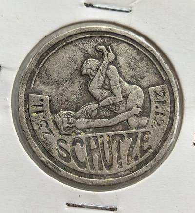 外国优质老铜币纪念币银币专场，周六晚上九点倒数截拍，满百包邮，节前出差在外，5月3日统一发货,可寄存半年，喜欢朋友微信扫描二维码可直接参拍 德国德奥地区星座性爱泰勒币，正面是射手座的星座连线，背面是象征该星座的情色艺术图案，属于 20 世纪中后期流行的趣味收藏类代币，兼具占星与成人文化元素，是西方民俗收藏里的小众品类。