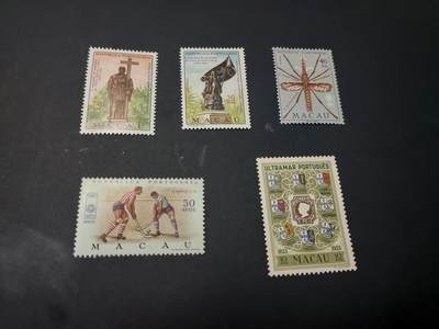 博彦收藏 5月6日 8点 邮票专场 澳门 新票4套 背贴 上品