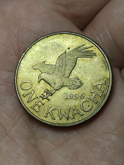 2026年第四十八场(总第二百一十七场）外国好品散币场(免佣金) 马拉维🇲🇼1996年1克瓦查(独立后第四套流通硬币，最大面值)
