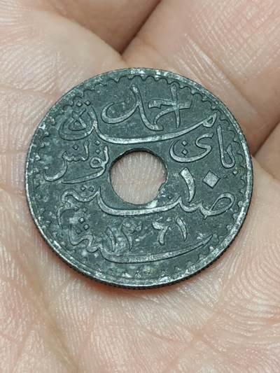 2026年第四十八场(总第二百一十七场）外国好品散币场(免佣金) 法属突尼斯1942年10分(艾哈迈德二世–法国保护国时期，第二版锌材质版，关门年仅发行2年)