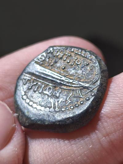 星盘世界钱币 5.2年度精品币大拍 一周年抽奖活动 少见！古希腊塞琉古帝国 公元前162–150年 德米特里一世·救主 推罗城铜币正面是戴王室束发带的德米特里头像，画风简洁硬朗。