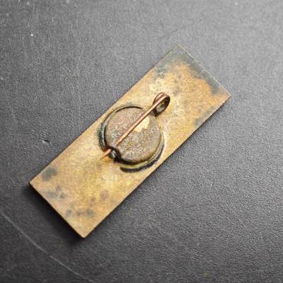 4月26日结束，成斌徽章钱币精品场 苏联列宁号核动力破冰船纪念章铜制珐琅