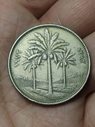 2026年第四十八场(总第二百一十七场）外国好品散币场(免佣金) 伊拉克🇮🇶1972年100费尔(伊斯兰历1392年，艾哈迈德·哈桑·贝克尔执政时期)