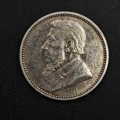 【淘币小摊】实时拍第八百九十八拍   小银币场    每周一统一发货 南非德兰士瓦1897年6便士银币