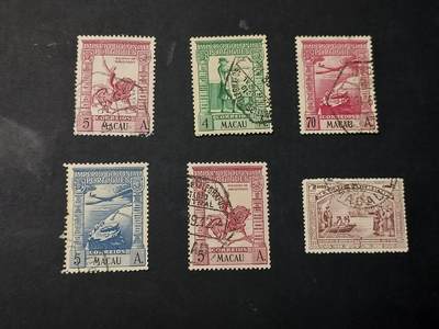 博彦收藏 5月6日 8点 邮票专场 - 澳门纪念票旧票6枚 上品