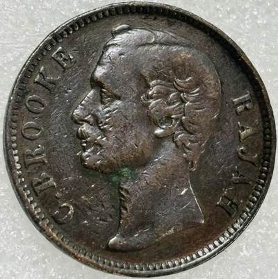 文馨钱币收藏第 302 场，国外回流老铜币，中东阿拉伯地区，拉美等国货币，30 号 1 号二连拍，长期接代拍业务，预计 4 月 4-5 号发货 少见早期 1880 年沙捞越一分铜币