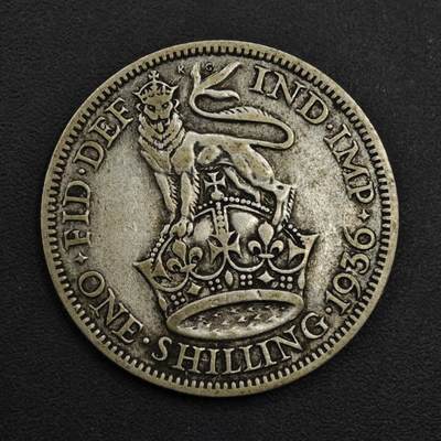 【淘币小摊】实时拍第八百九十八拍   小银币场    每周一统一发货 英国1936年乔治五世一先令银币