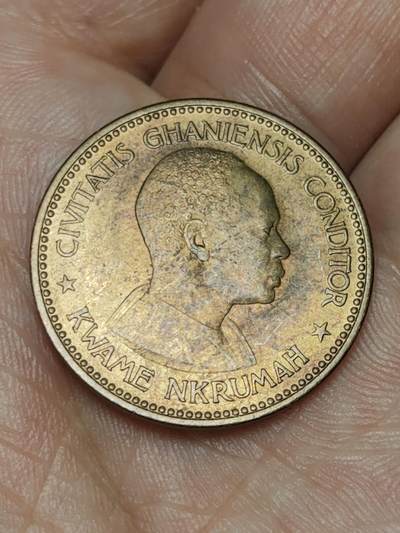 2026年第四十八场(总第二百一十七场）外国好品散币场(免佣金) 加纳🇬🇭1958单年份1便士(独立后首套流通硬币)