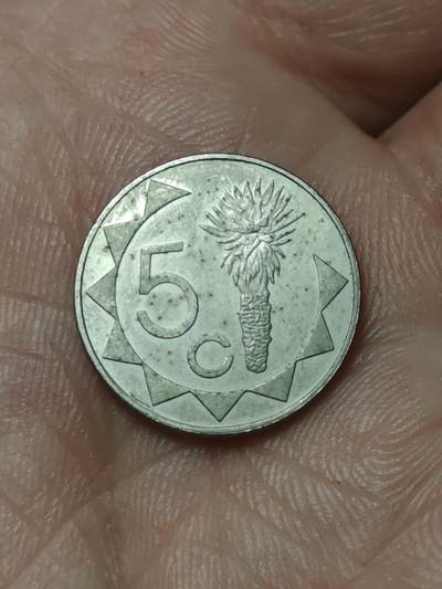 2026年第四十八场(总第二百一十七场）外国好品散币场(免佣金) 纳米比亚🇳🇦1993年5分(首套流通硬币首发年)
