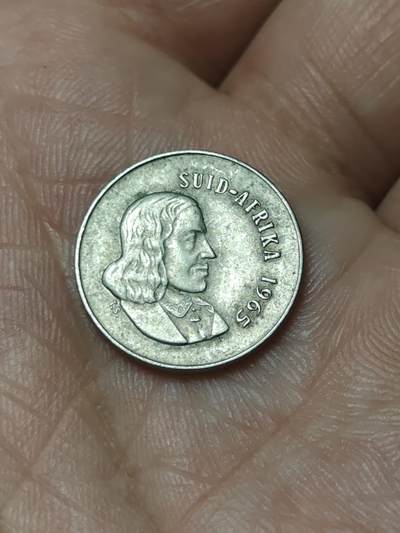 2026年第四十八场(总第二百一十七场）外国好品散币场(免佣金) - 南非🇿🇦1965年5分(独立后第二套流通硬币，布尔语版)