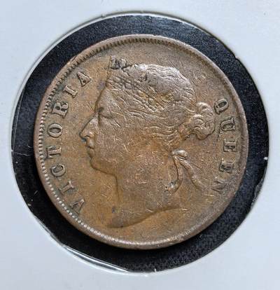 外国优质老铜币纪念币银币专场，周六晚上九点倒数截拍，满百包邮，节前出差在外，5月3日统一发货,可寄存半年，喜欢朋友微信扫描二维码可直接参拍 英属海峡殖民地（今新马一带）1897 年1 分铜币。正面为维多利亚女王像，背面标注 “STRAITS SETTLEMENTS ONE CENT”，是英国殖民时期东南亚贸易与货币体系的重要见证。