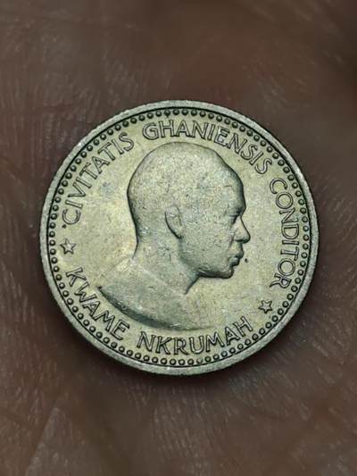 2026年第四十八场(总第二百一十七场）外国好品散币场(免佣金) 加纳🇬🇭1958单年份6便士(独立后首套流通硬币)