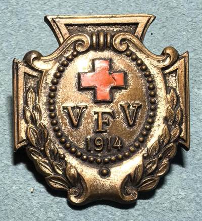 盛世勋华——号角文化勋章邮票专场拍卖第318期 德国（一战）爱国妇女协会（VFV）会员证章 带厂标