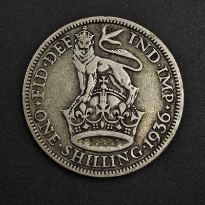【淘币小摊】实时拍第八百九十八拍   小银币场    每周一统一发货 英国1936年乔治五世一先令银币