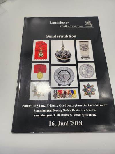 南水社第5次拍卖  德国兰德舒特军械行（Landshuter Rüstkammer oHG）在2018专场拍卖图录