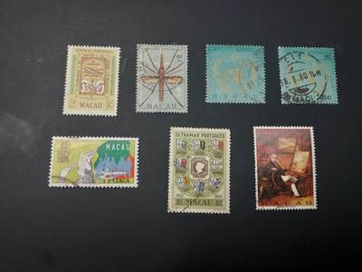 博彦收藏 5月6日 8点 邮票专场 - 澳门旧票7套 个别瑕疵，大部分上品