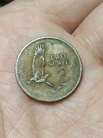 2026年第四十八场(总第二百一十七场）外国好品散币场(免佣金) 赞比亚🇿🇲1968年2恩韦(第二套流通硬币第一版，首发年，青铜材质无磁版)