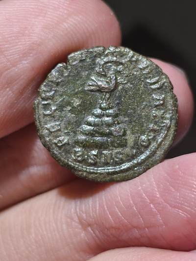 星盘世界钱币 5.2年度精品币大拍 一周年抽奖活动 少见！罗马帝国 公元348-350年 君士坦提乌斯二世 凤凰富力铜币，锡斯及亚厂打制，少见版式。   