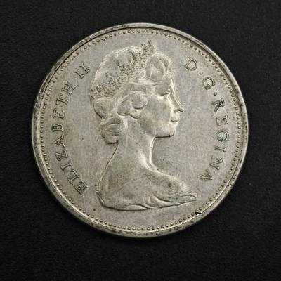 【淘币小摊】实时拍第八百九十八拍   小银币场    每周一统一发货 加拿大1966年伊丽莎白二世25分银币