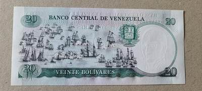 【币将精彩】纸币杂项拍卖（2026-4-27） 委内瑞拉1987年20玻利瓦尔纸币纪念钞unc