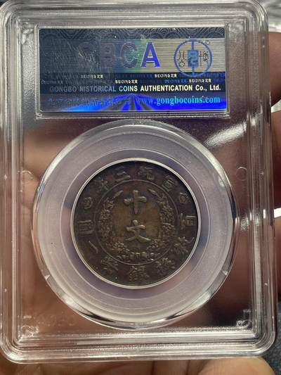 品味人生 大清铜币十文一枚公博 XF01