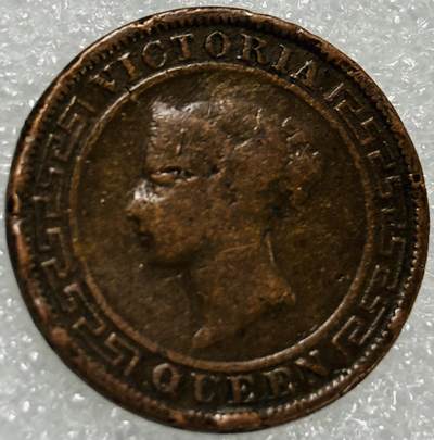 文馨钱币收藏第 302 场，国外回流老铜币，中东阿拉伯地区，拉美等国货币，30 号 1 号二连拍，长期接代拍业务，预计 4 月 4-5 号发货 1890 年英属锡兰维多利亚一分铜币，第二版