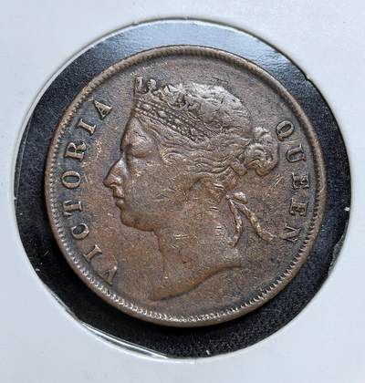 外国优质老铜币纪念币银币专场，周六晚上九点倒数截拍，满百包邮，节前出差在外，5月3日统一发货,可寄存半年，喜欢朋友微信扫描二维码可直接参拍 英属海峡殖民地（今新马一带）1901年1 分铜币。正面为维多利亚女王像，背面标注 “STRAITS SETTLEMENTS ONE CENT”，是英国殖民时期东南亚贸易与货币体系的重要见证。