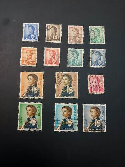 博彦收藏 5月6日 8点 邮票专场 香港 军装普票旧票一组 个别瑕疵 其他上品