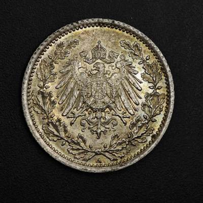 【淘币小摊】实时拍第八百九十八拍   小银币场    每周一统一发货 德国1915年1/2马克银币