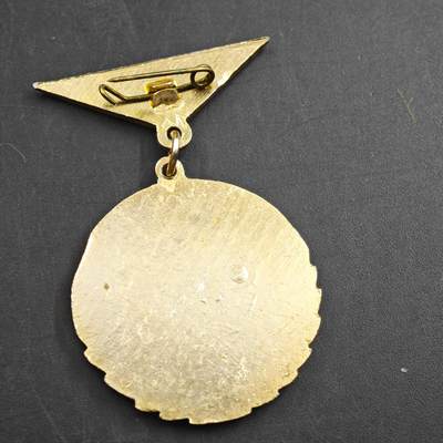 4月26日结束，成斌徽章钱币精品场 苏联劳动老兵证章